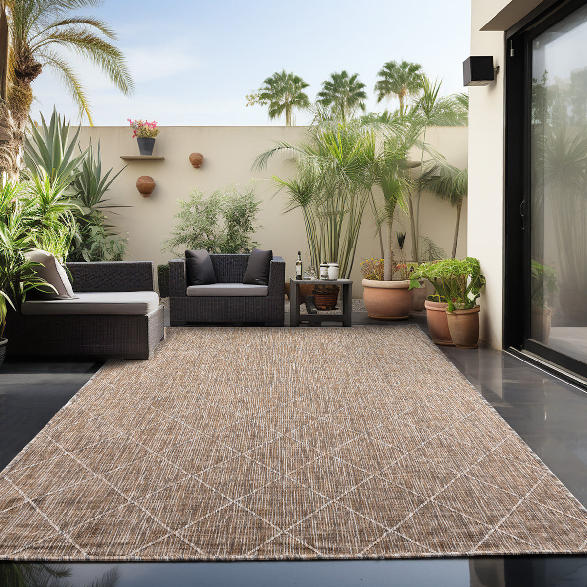 Design 4512 Beige Rechteckig