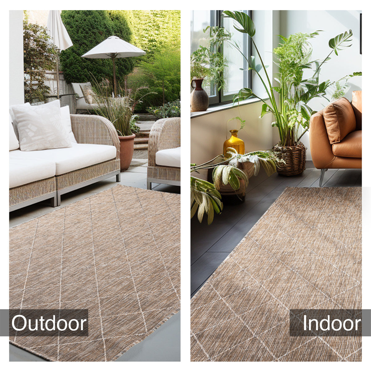 Design 4512 Beige Rechteckig