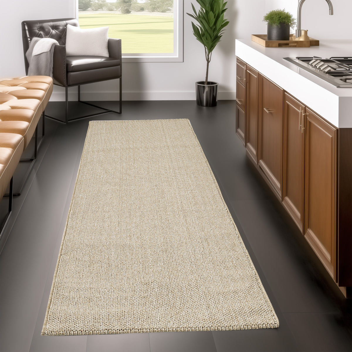 Design 4300 Beige Rechteckig