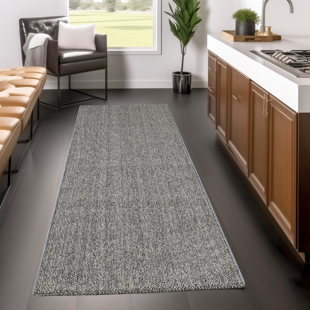 Design 4300 Grau Rechteckig