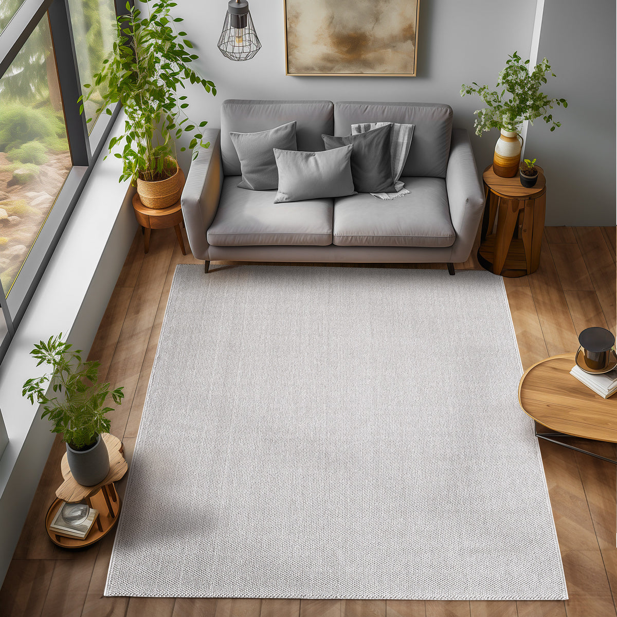 Design 4300 Silber Rechteckig