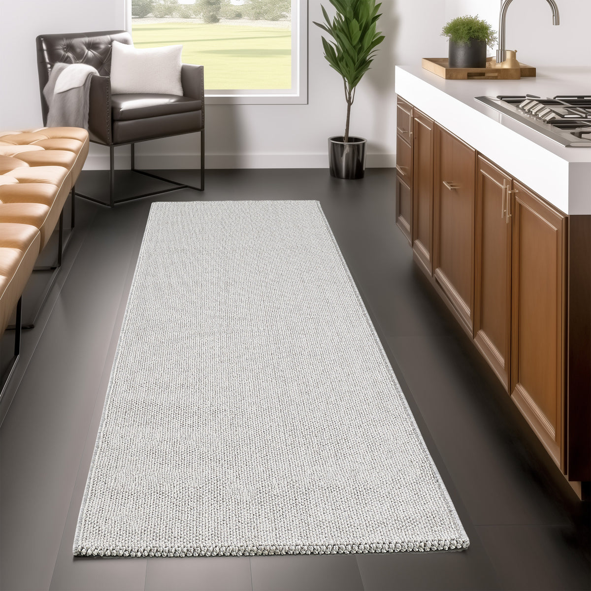 Design 4300 Silber Rechteckig