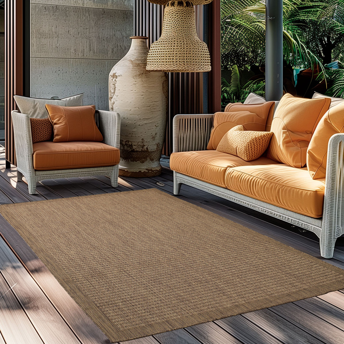 Design 1410 Braun Rechteckig