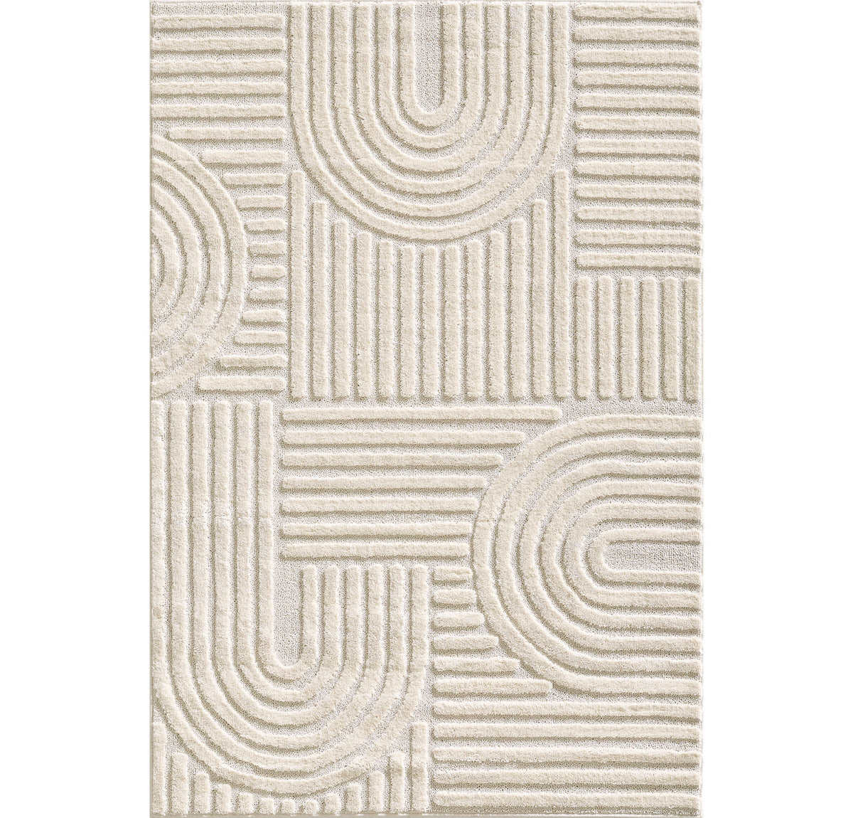 Design 1121 Creme Rechteckig
