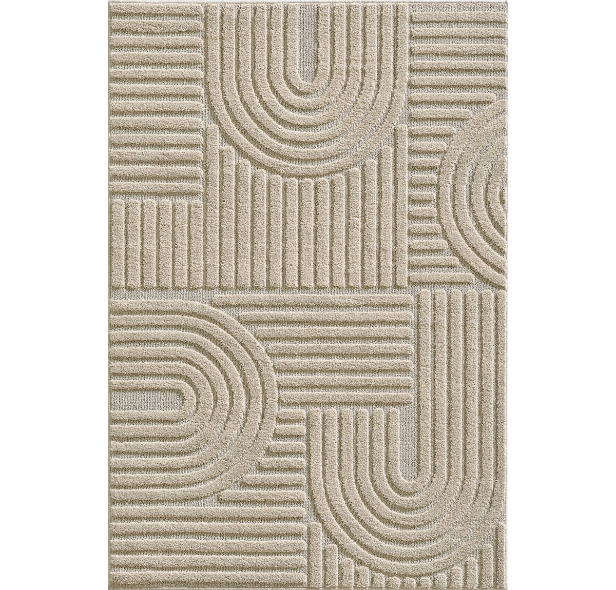 Design 1121 Beige Rechteckig