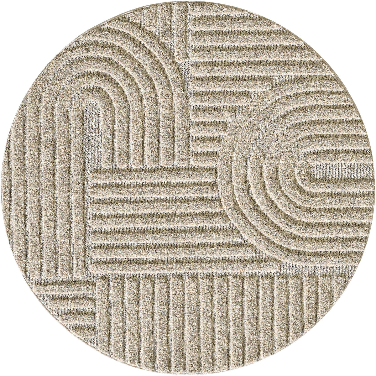 Design 1121 Beige Rund