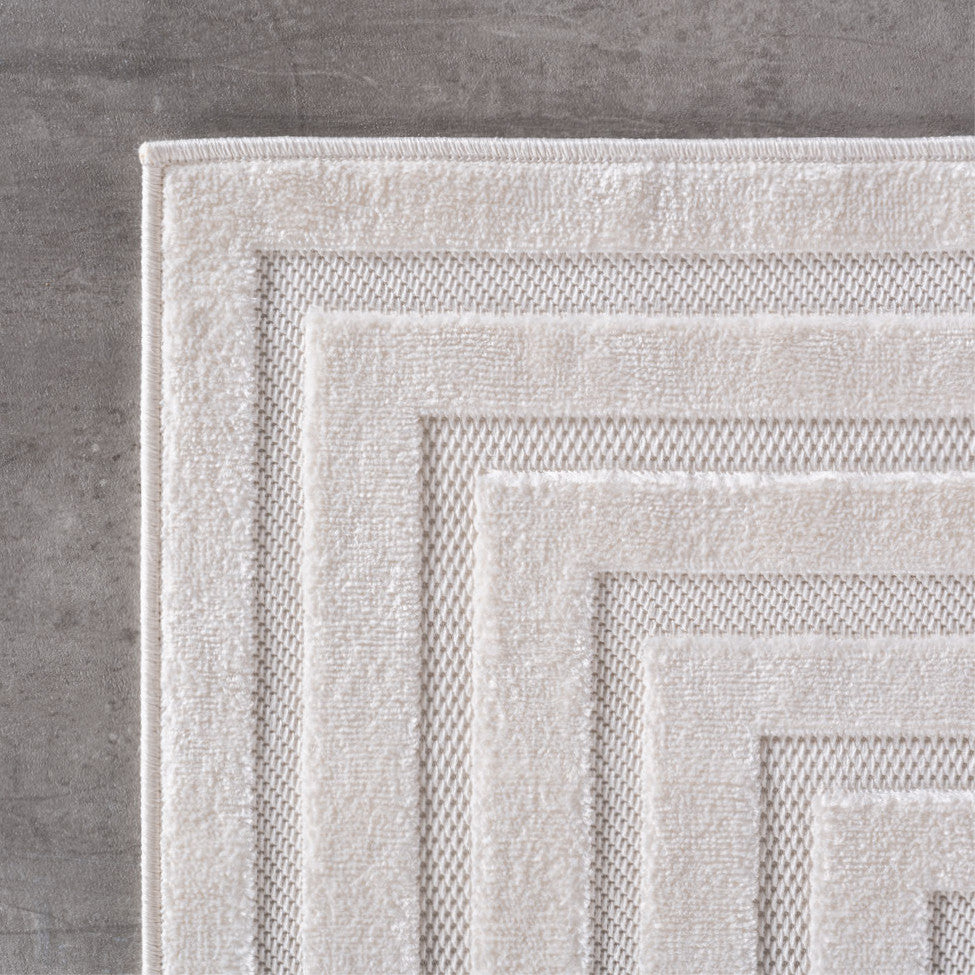 DOHA 1653 Cream Rechteck