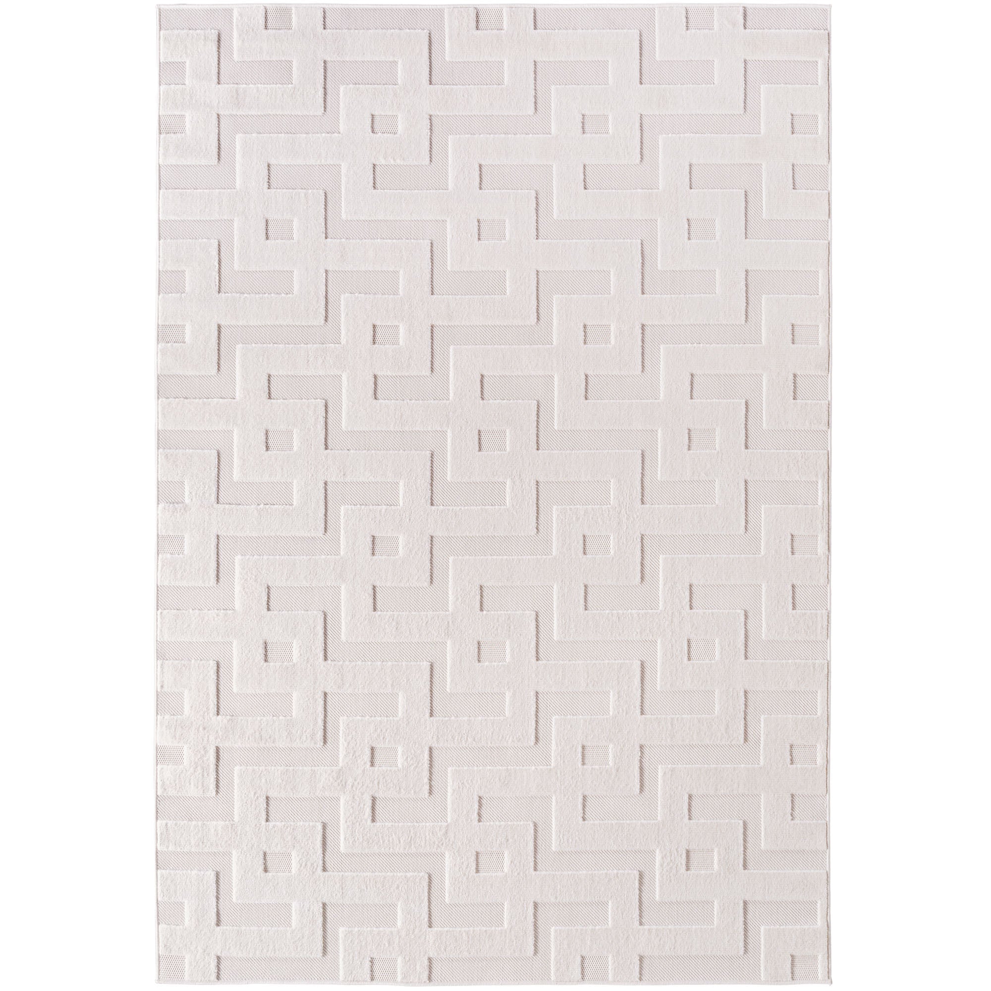 DOHA 1656 Cream Rechteck