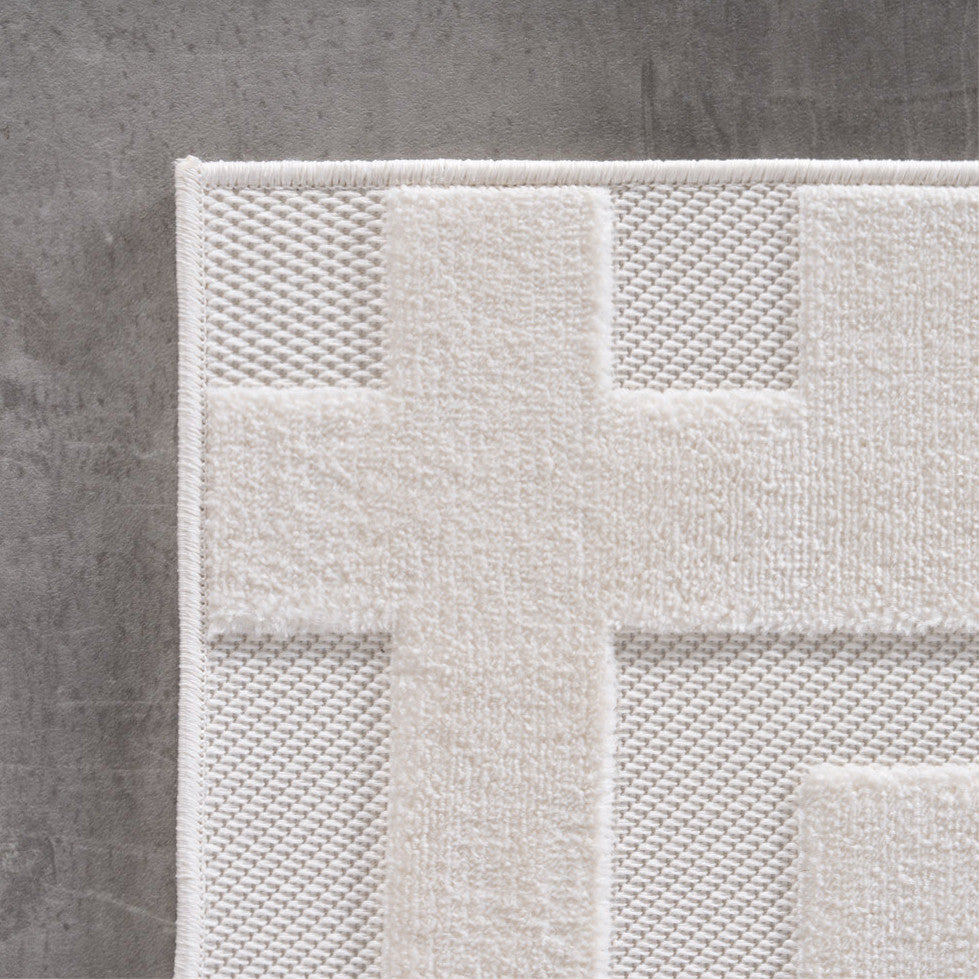 DOHA 1656 Cream Rechteck