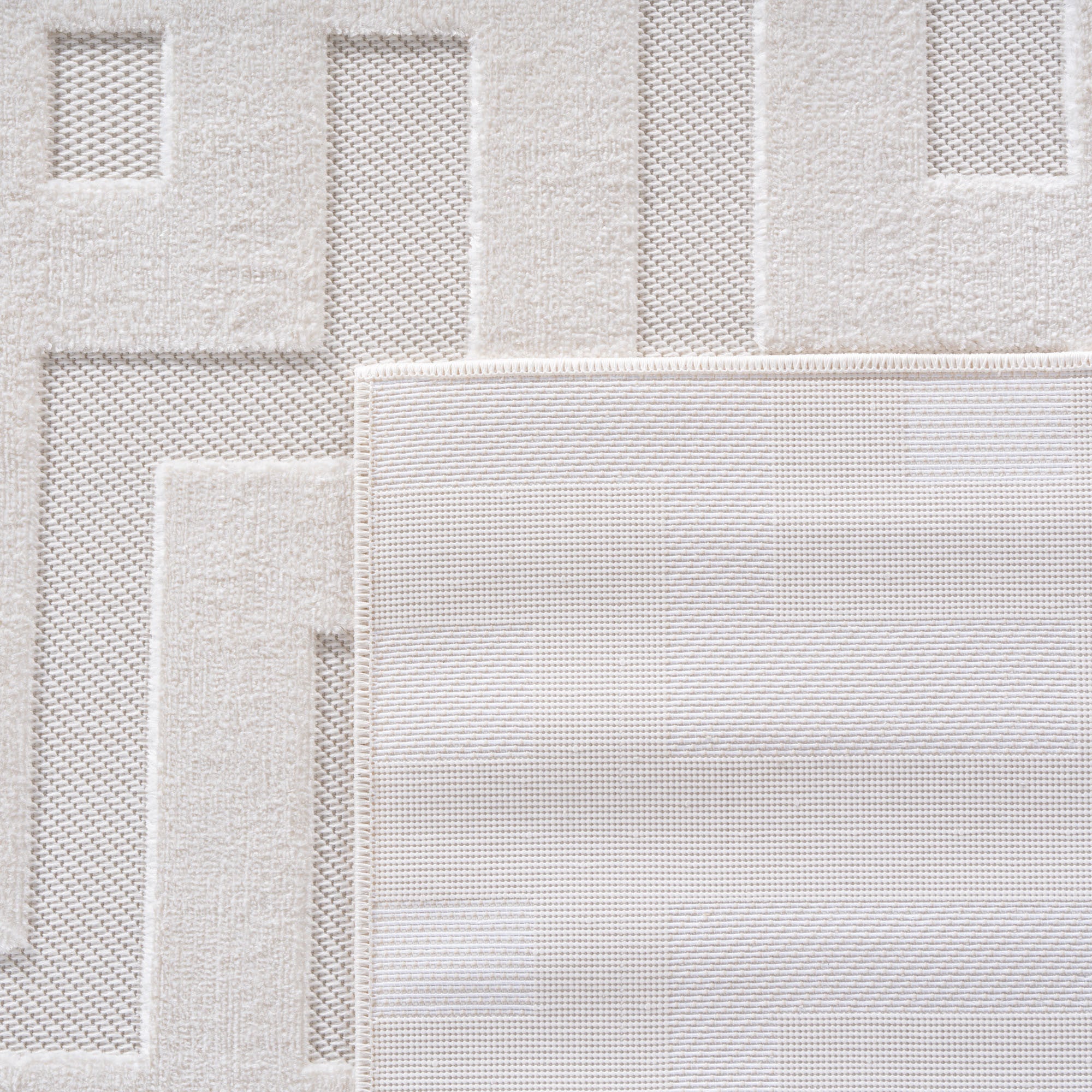 DOHA 1656 Cream Rechteck