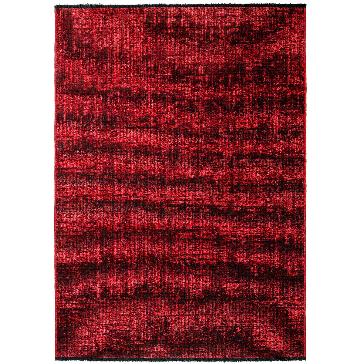 Design 1900 Rot Rechteckig