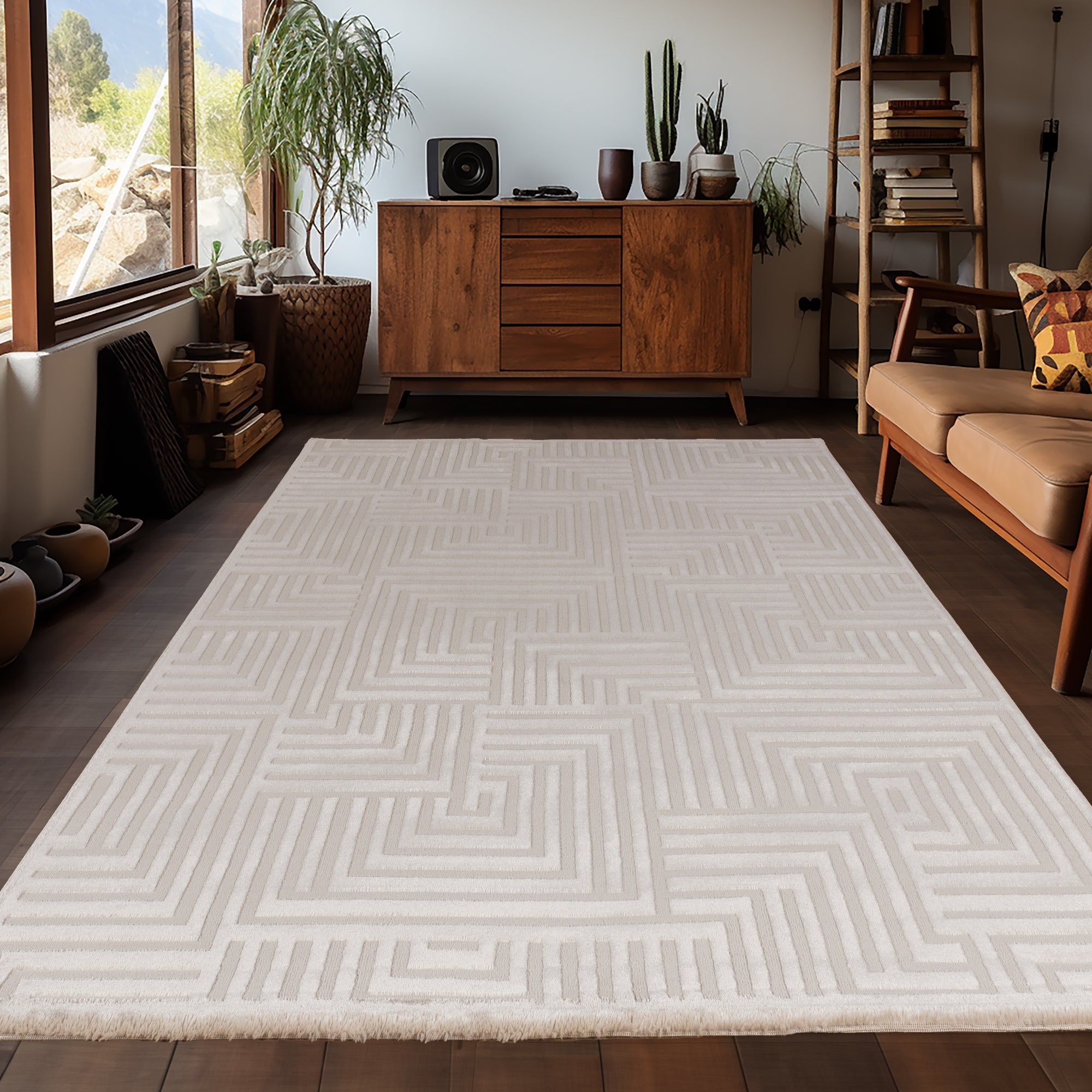 Stilvoll Günstig by ELMM Wohnzimmer Teppich – modernes Design