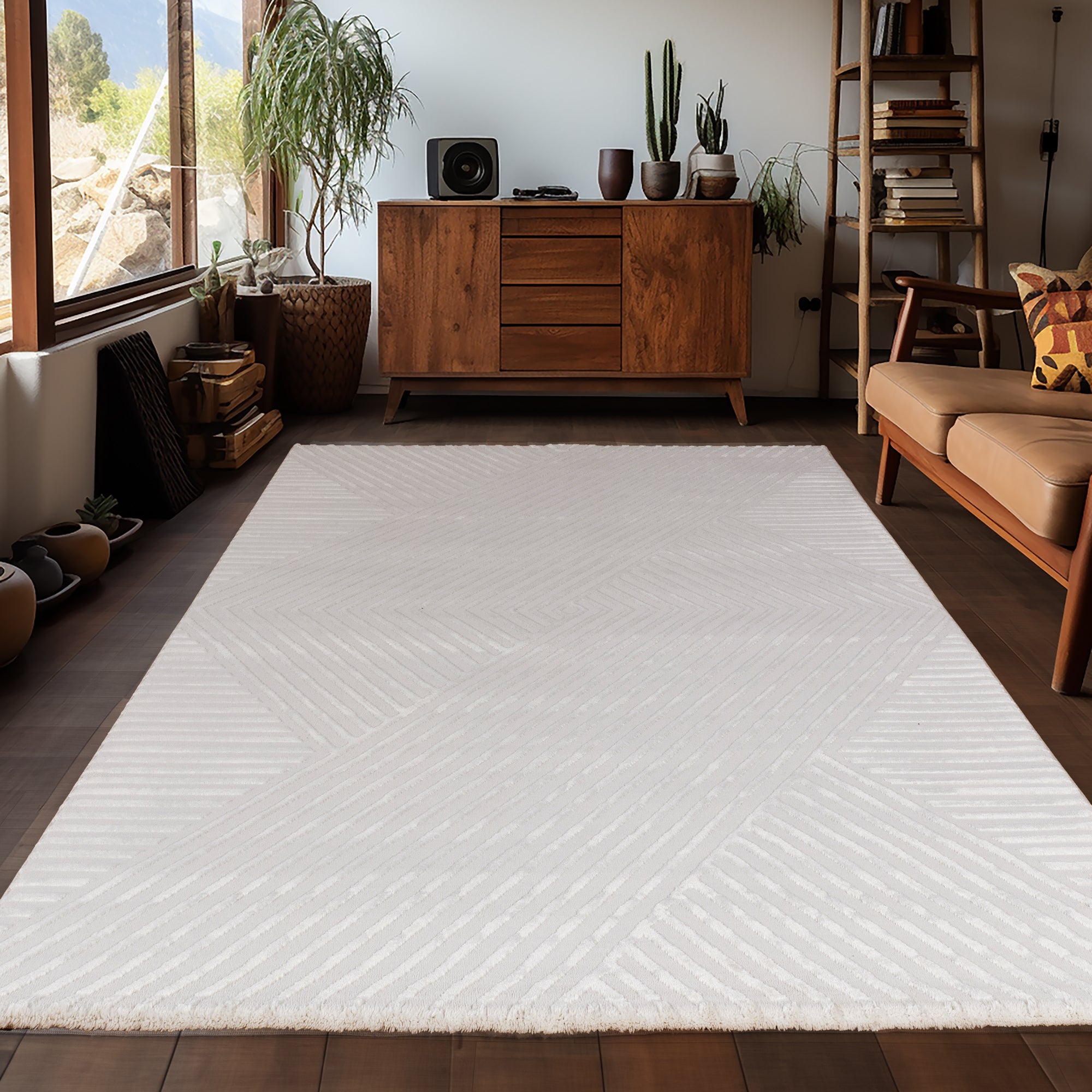 Stilvoll Günstig by ELMM Wohnzimmer Teppich – modernes Design