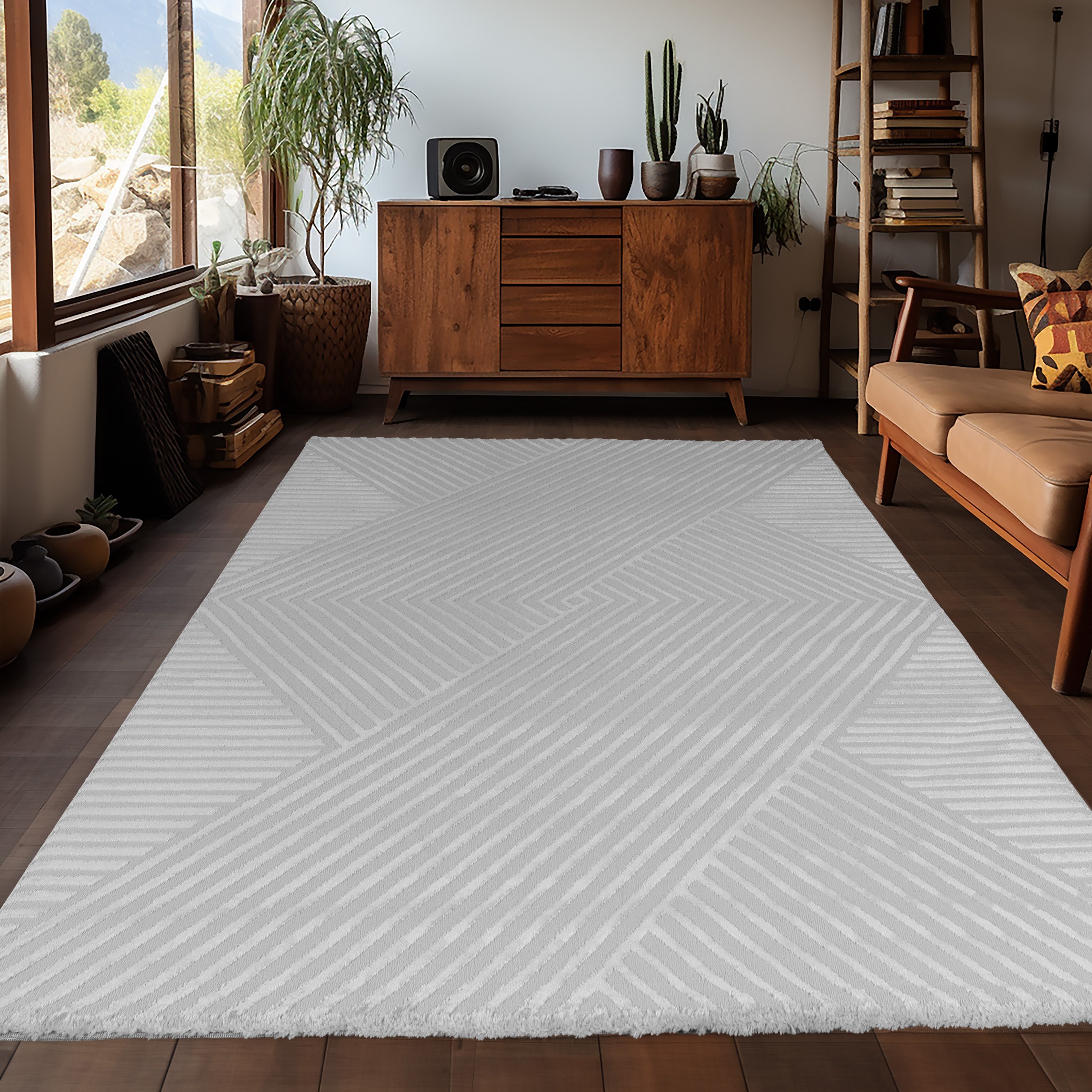 Stilvoll Günstig by ELMM Wohnzimmer Teppich – modernes Design