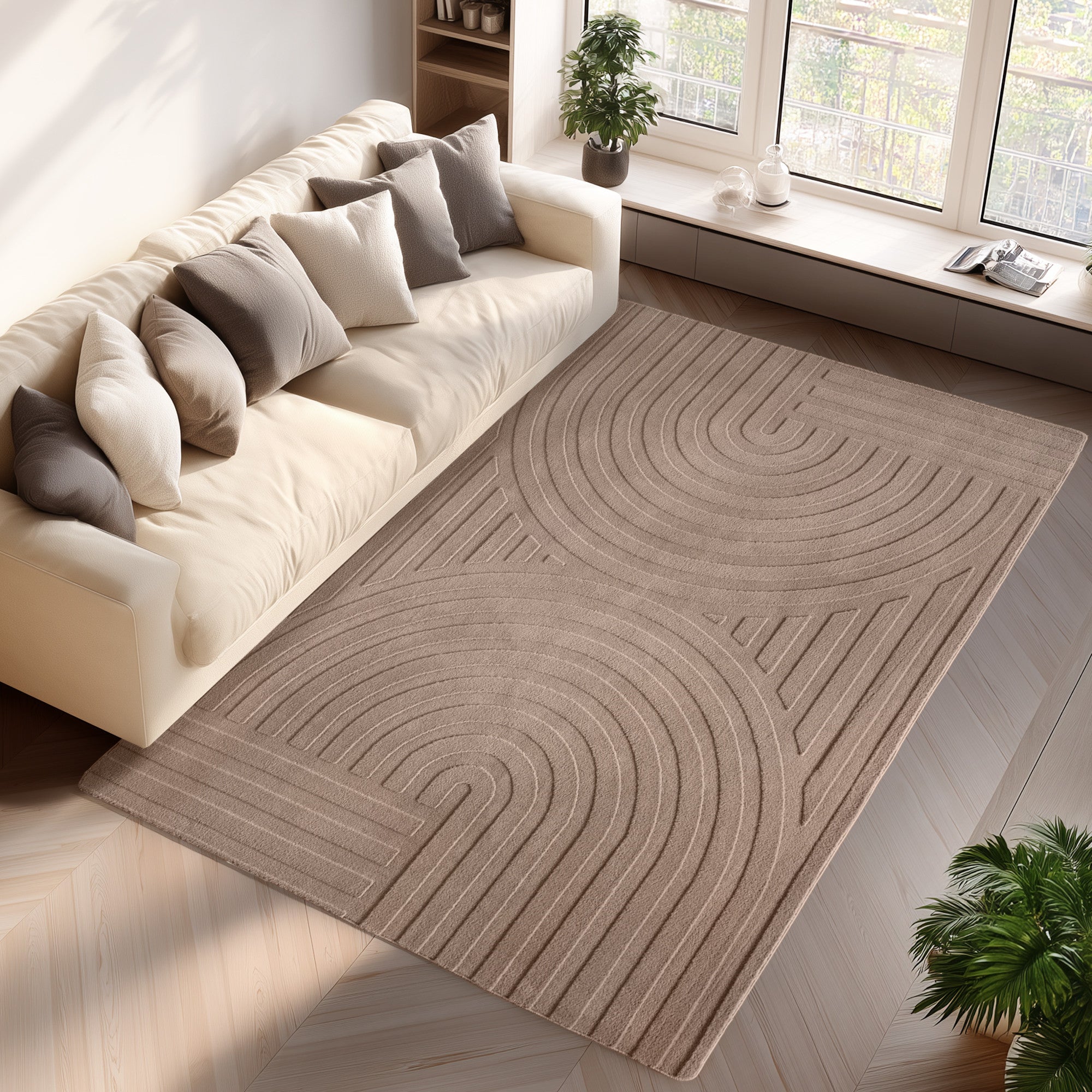 POMPEI 1611 Beige Rechteck