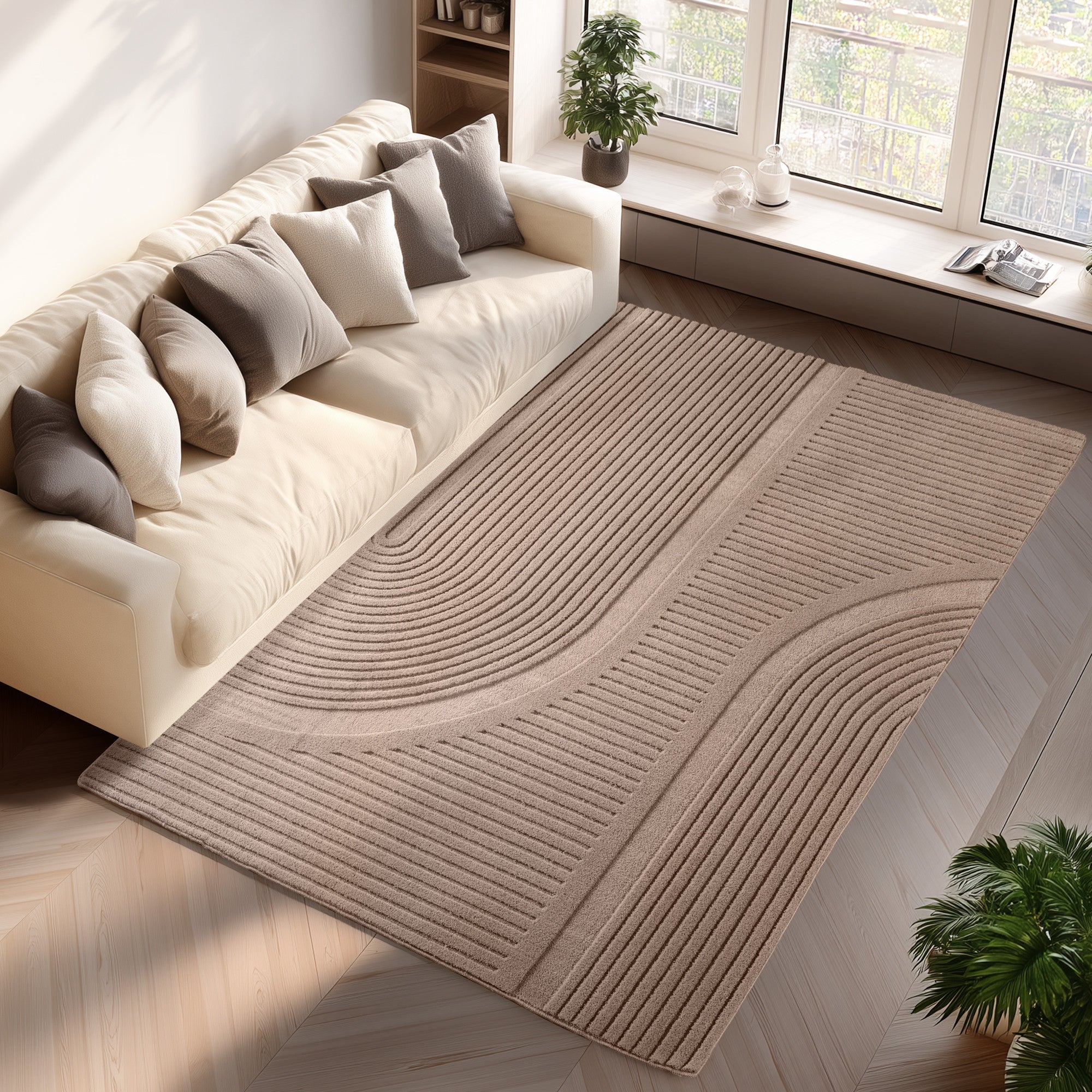 POMPEI 1612 Beige Rechteck