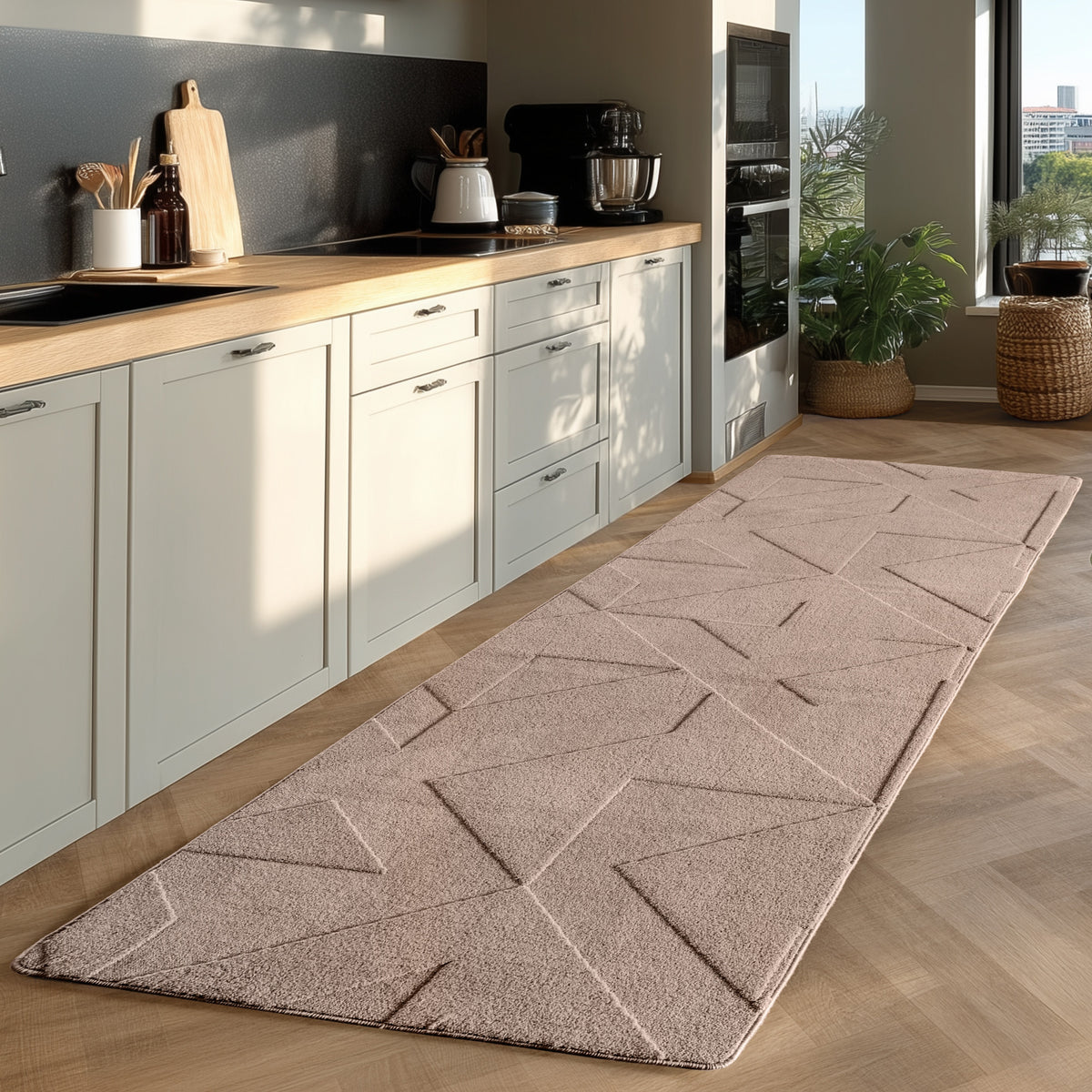 Design 1613 Beige Rechteckig