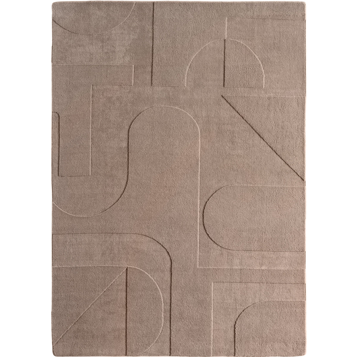 Design 1614 Beige Rechteckig