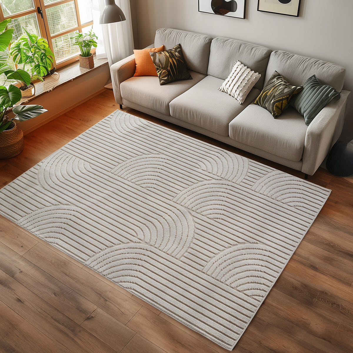 Design 2201 Creme Rechteckig