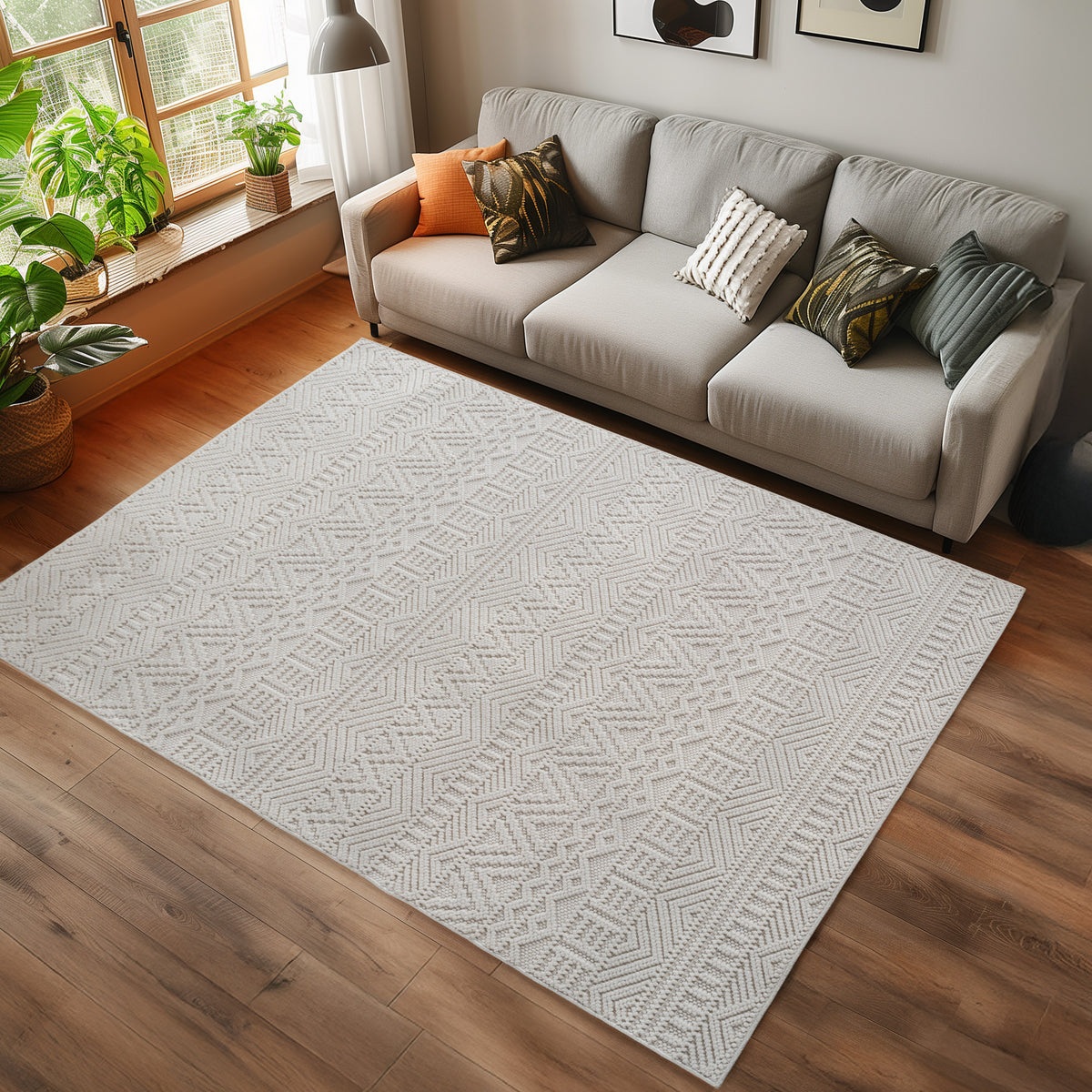 Design 2202 Creme Rechteckig