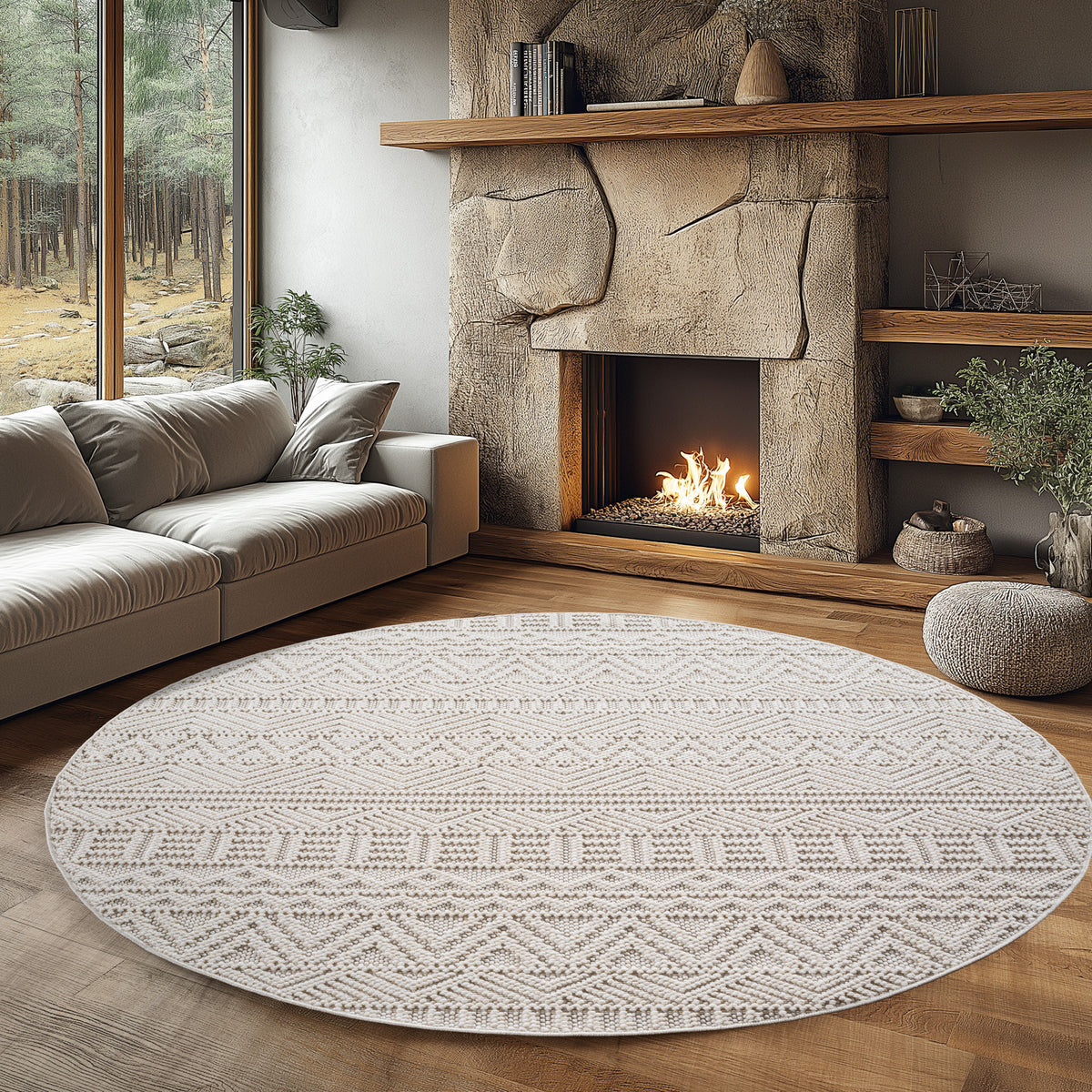 Design 2202 Creme Rund