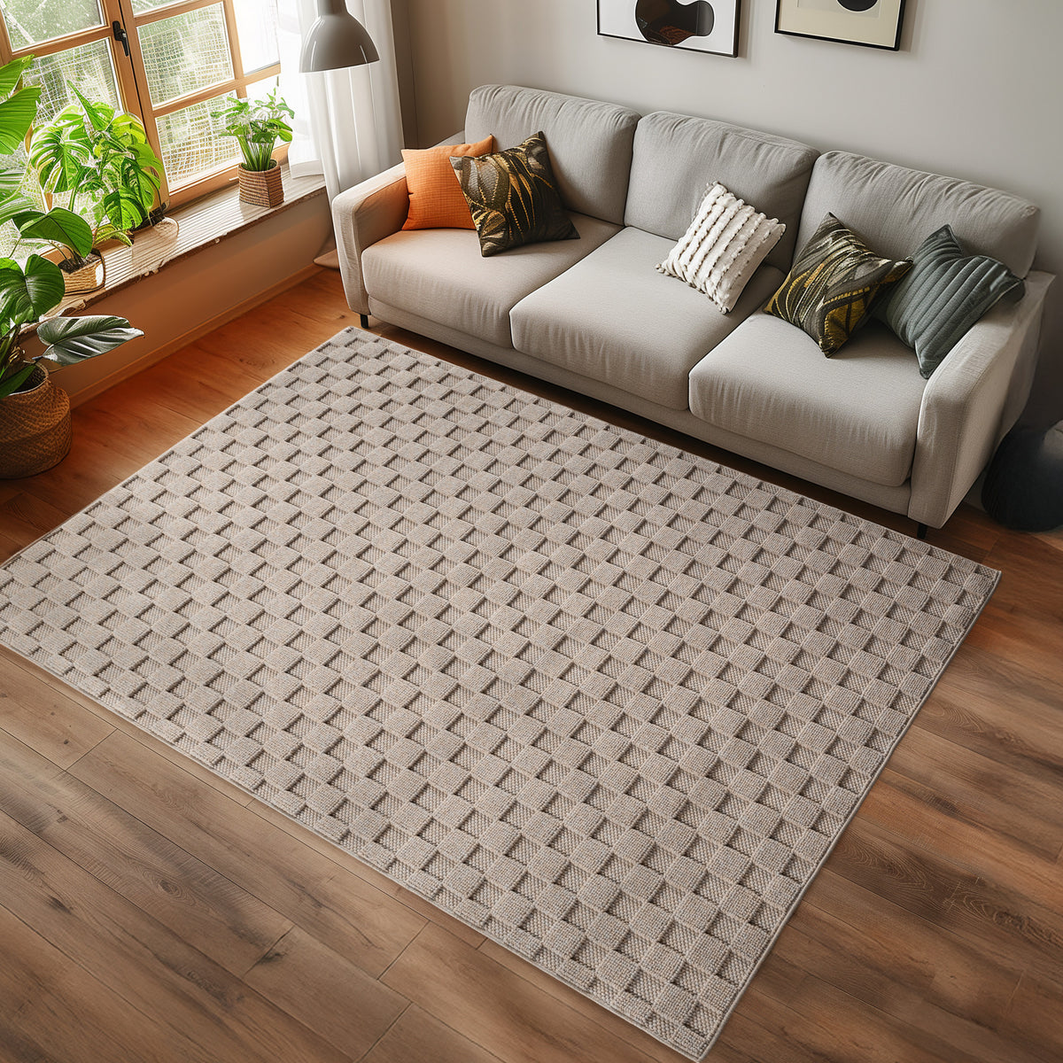 Design 2203 Beige Rechteckig