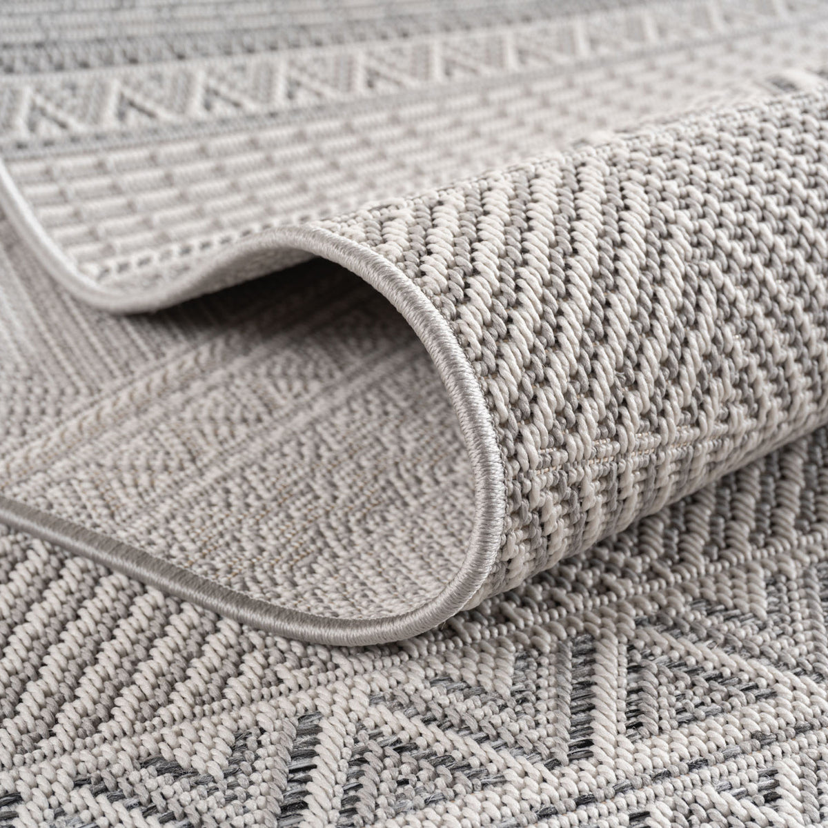 Design 1302 Grau Rechteckig
