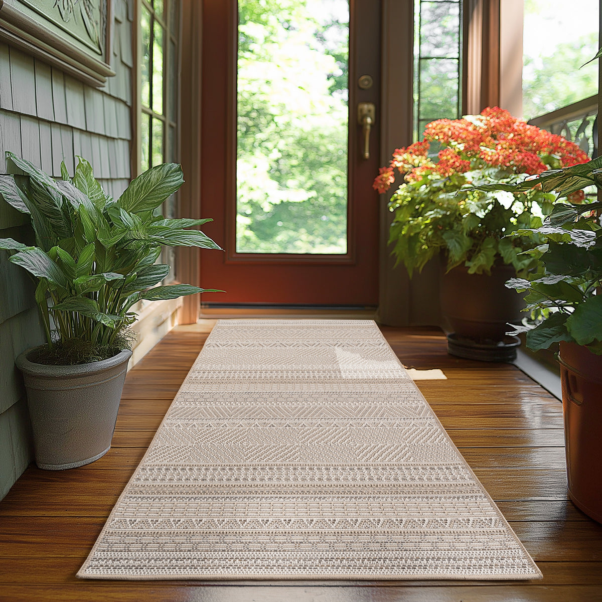 Design 1303 Beige Rechteckig