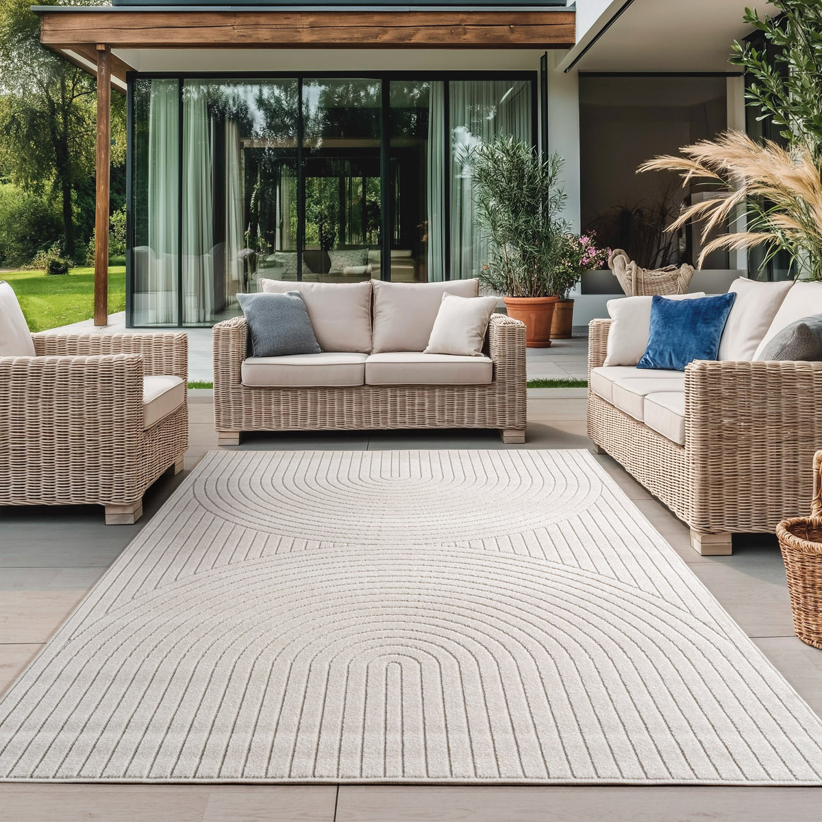 Design 1201 Creme Rechteckig