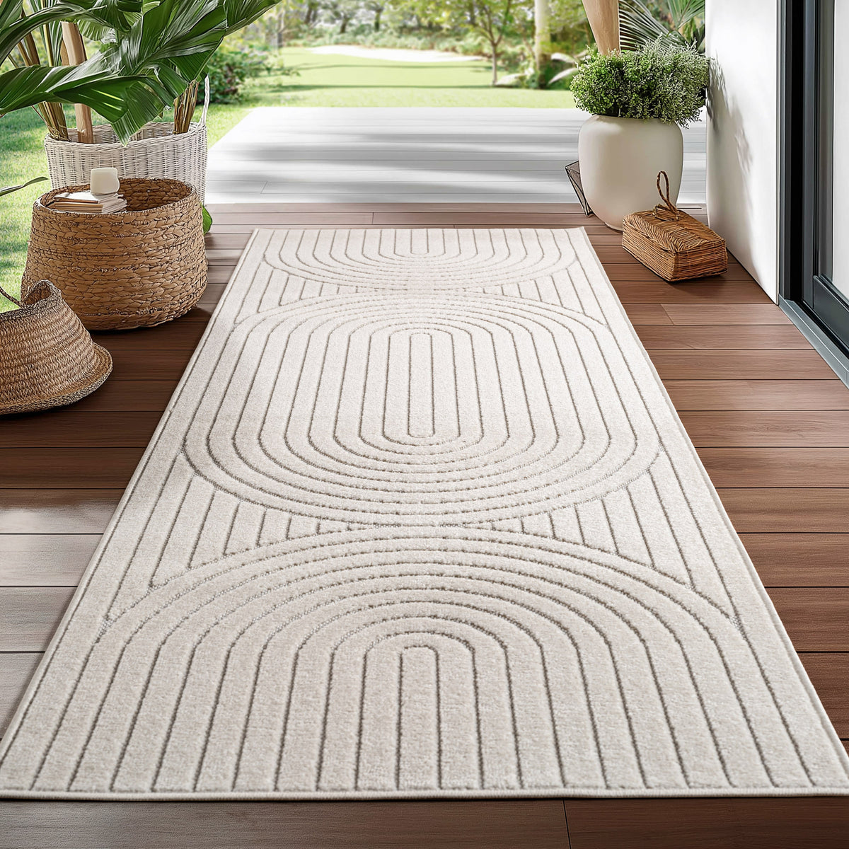 Design 1201 Creme Rechteckig