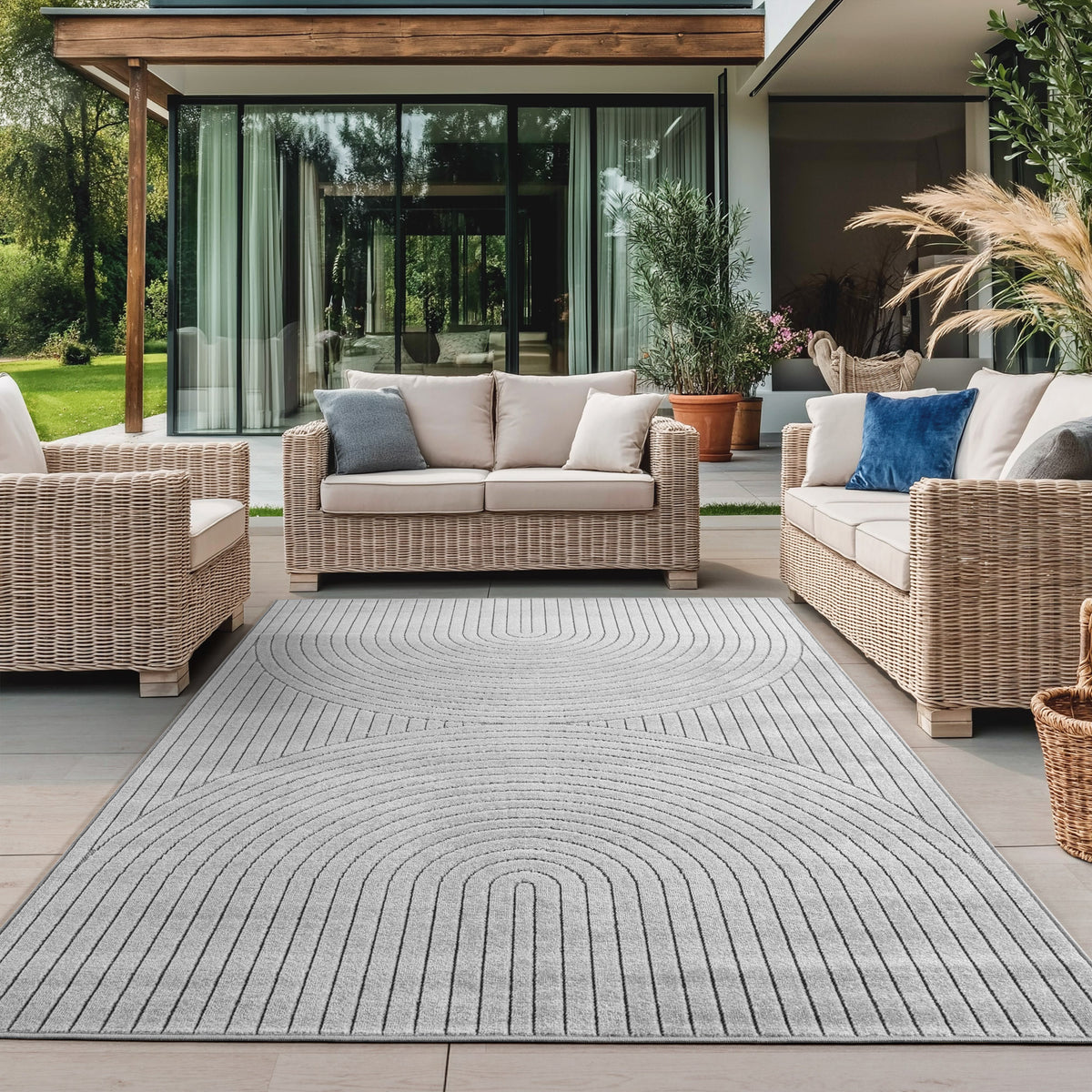 Design 1201 Silber Rechteckig