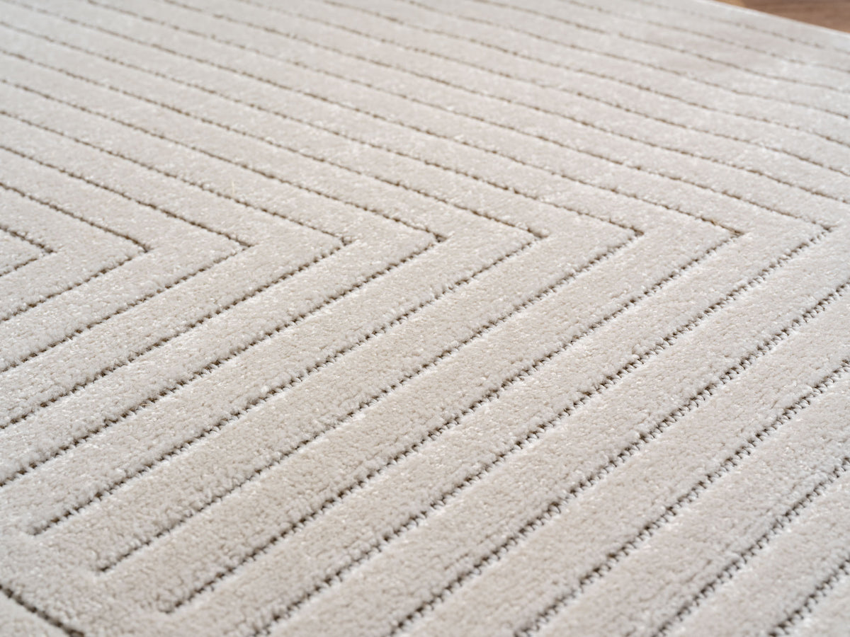 Design 1202 Creme Rechteckig