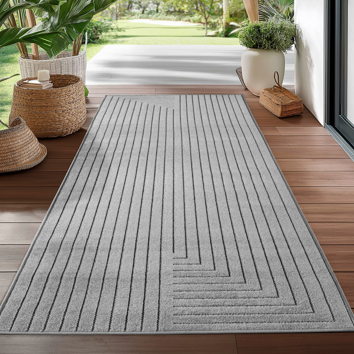 Design 1202 Silber Rechteckig
