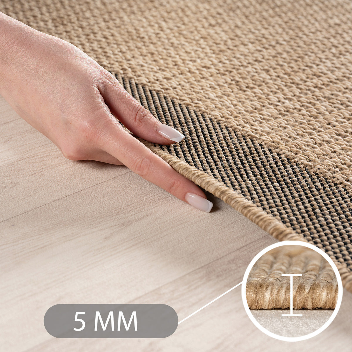 Design 1402 Beige Rechteckig
