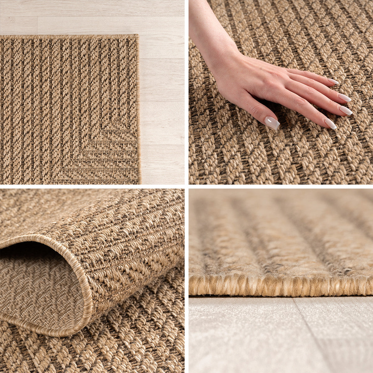 Design 1404 Beige Rechteckig
