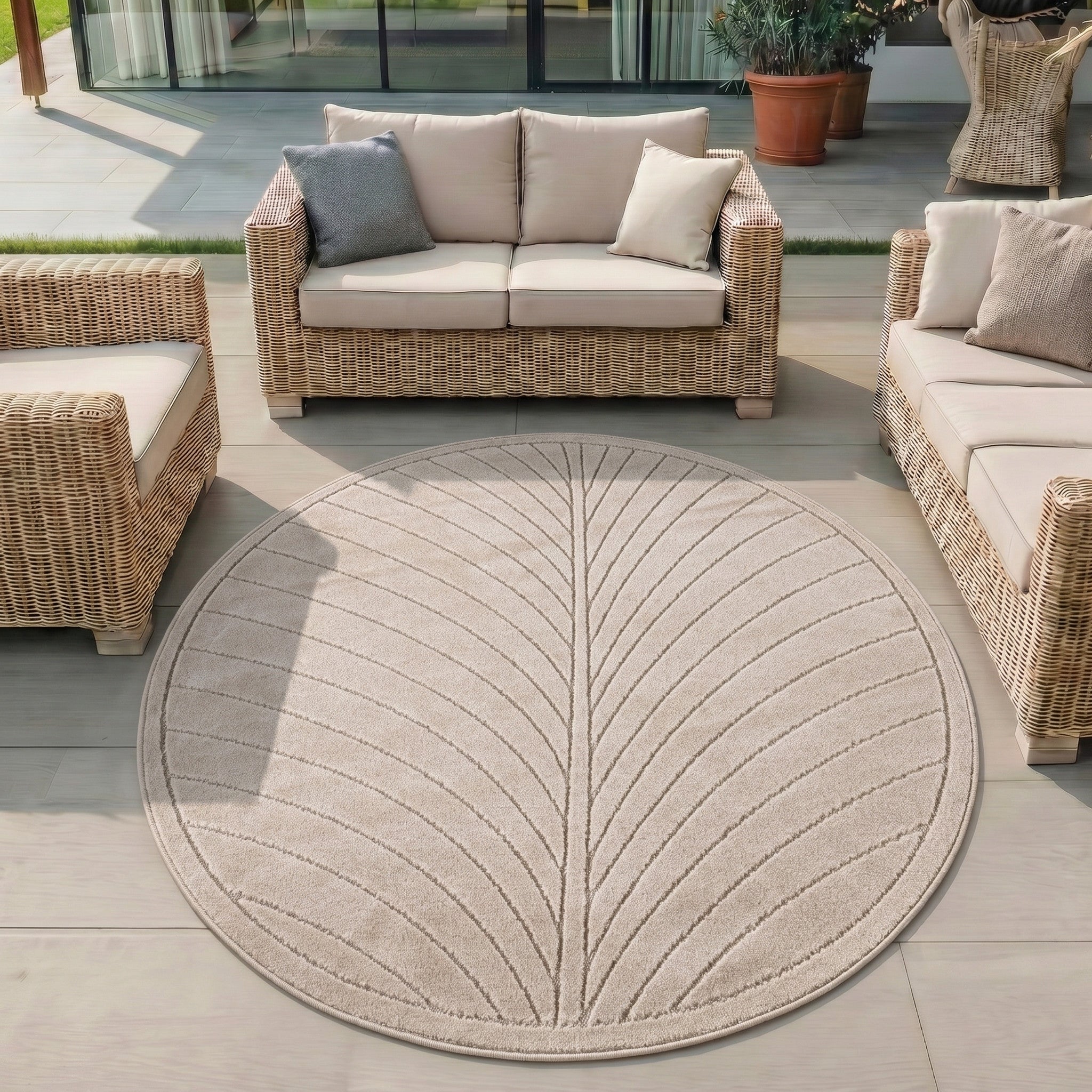 NOVA 1204 Beige Rund