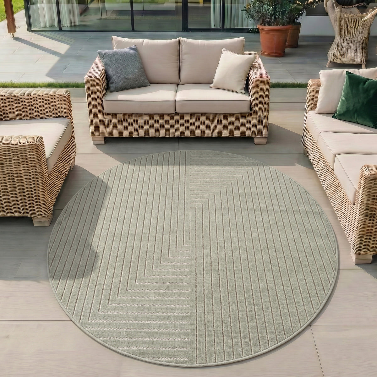 Design 1202 Grün Rund