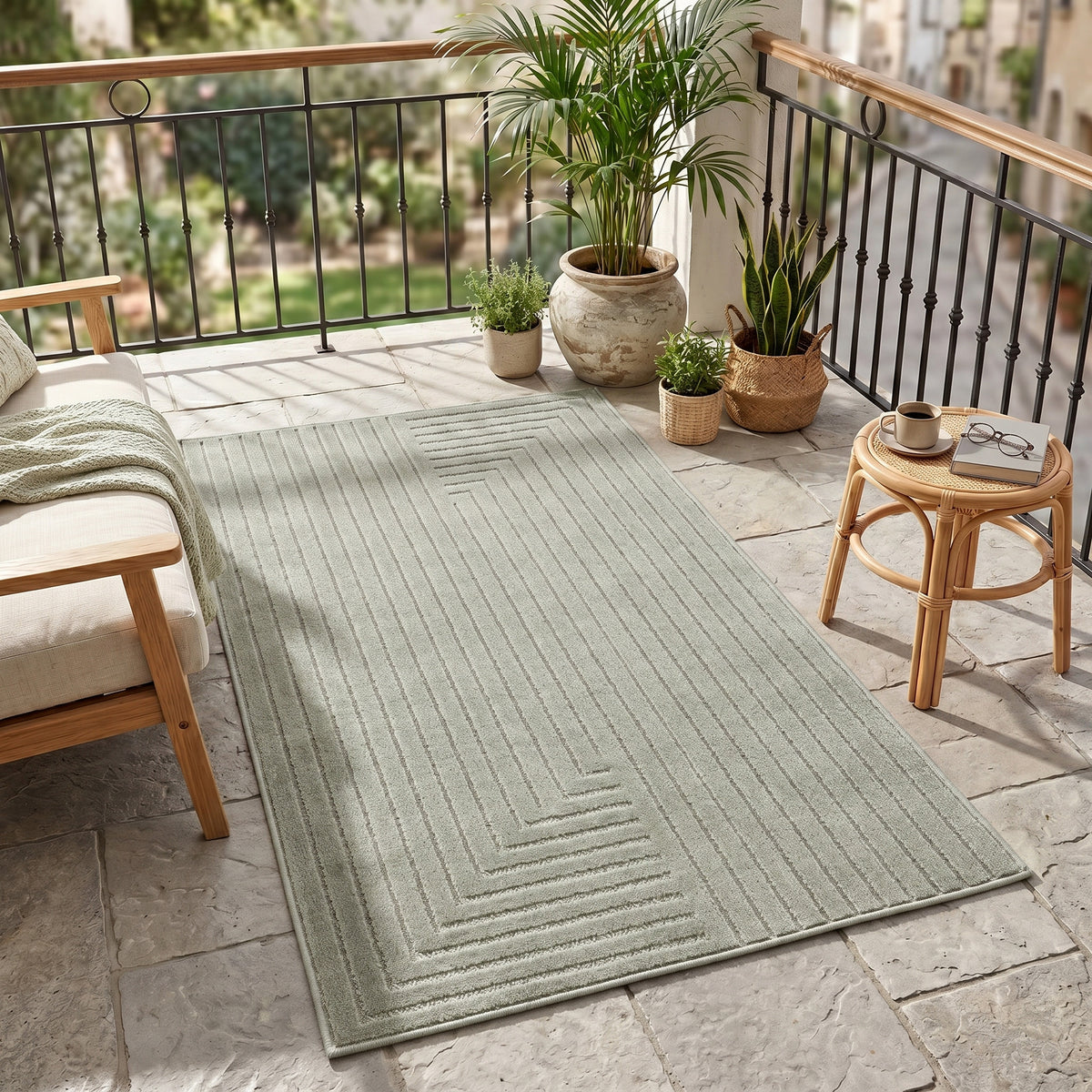 Design 1202 Grün Rechteckig