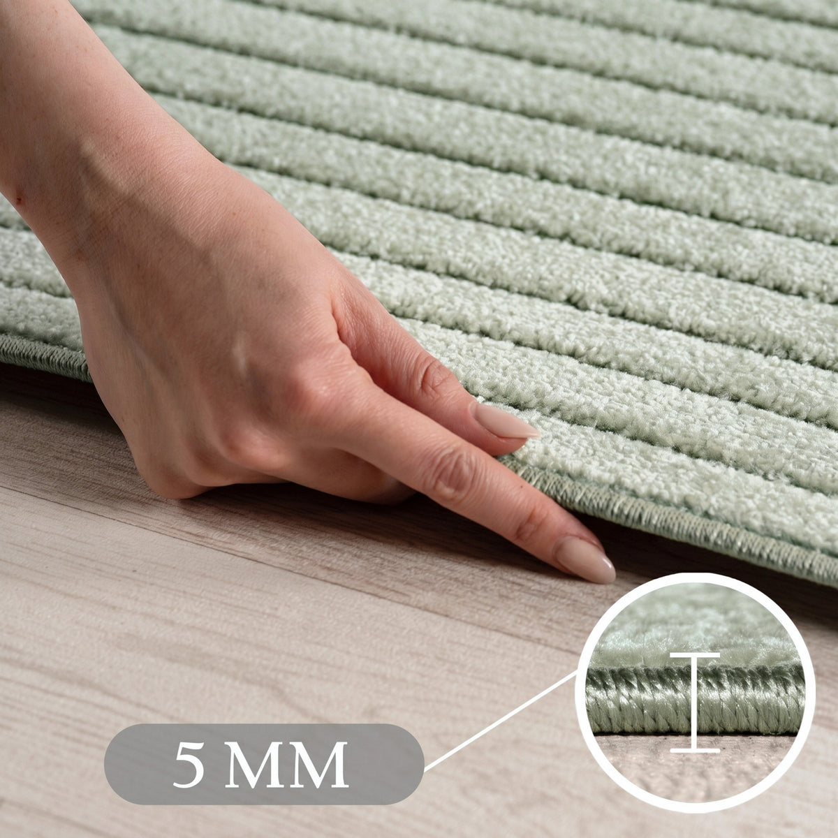 Design 1202 Grün Rechteckig