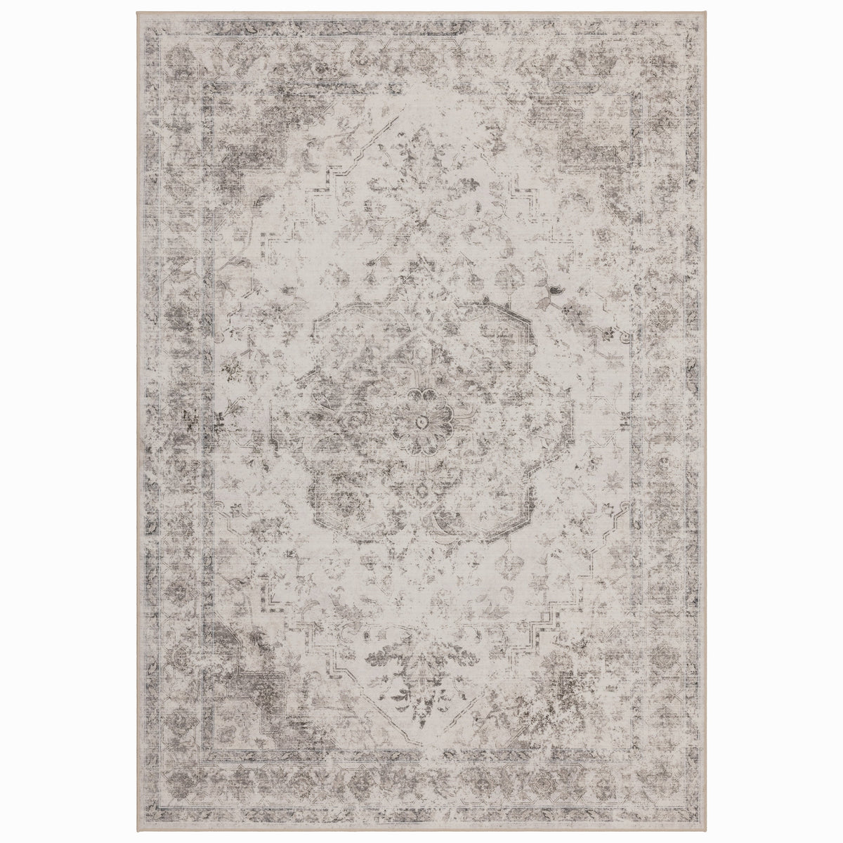 Waschbarer Teppich INKA – Vintage-Design