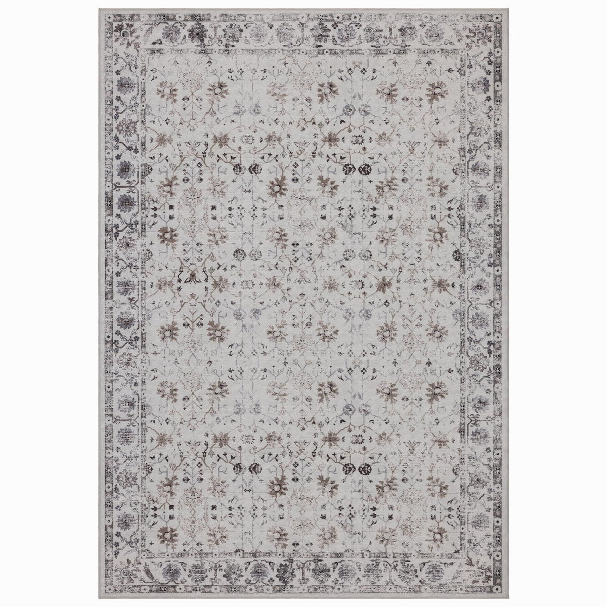 Waschbarer Teppich INKA – Vintage-Design