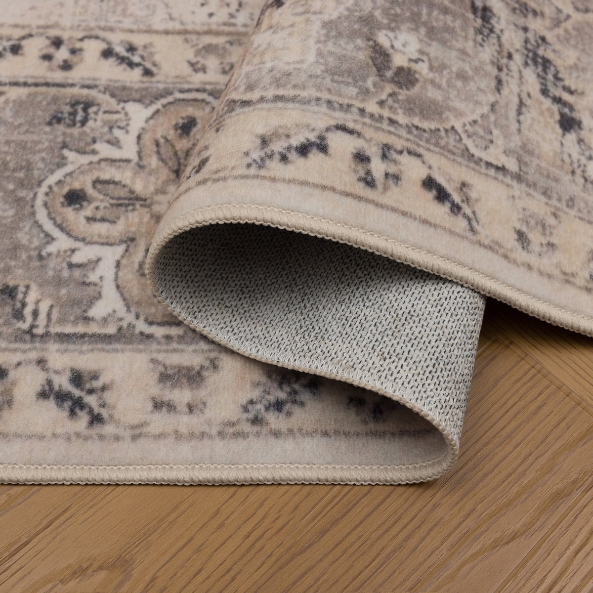 Waschbarer Teppich INKA – Vintage-Design