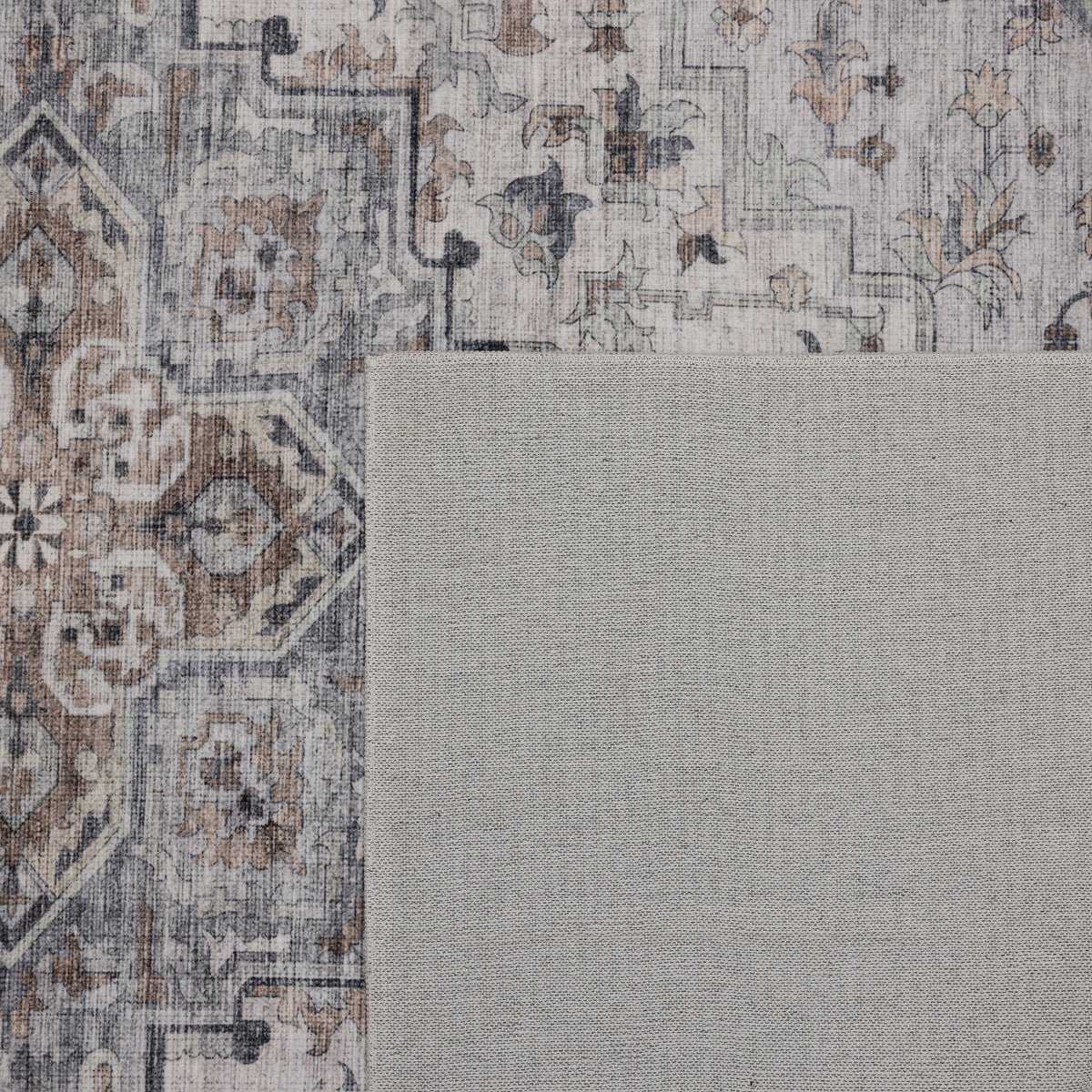 Waschbarer Teppich INKA – Vintage-Design