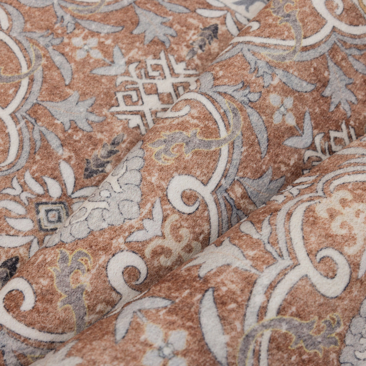 Waschbarer Teppich INKA – Vintage-Design