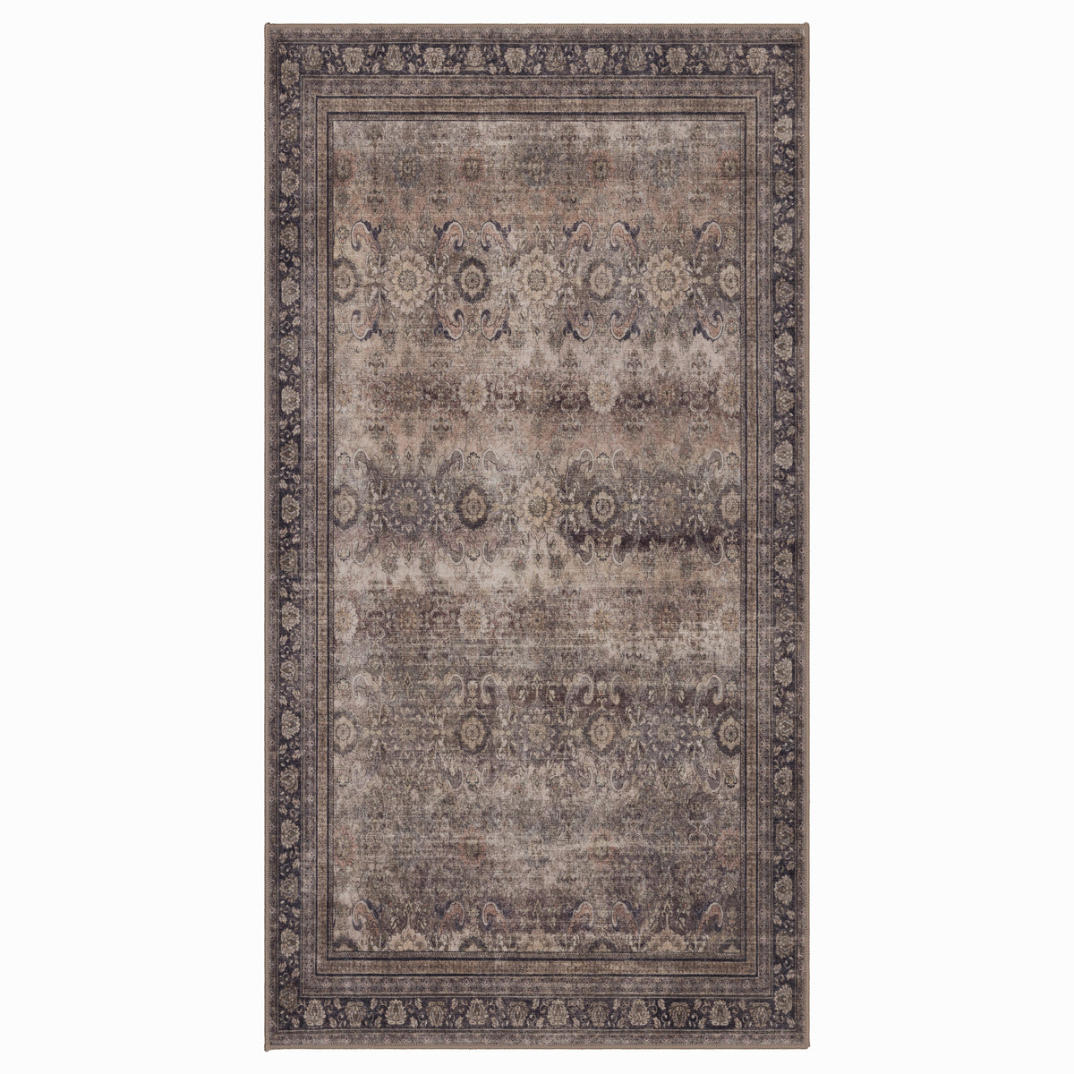 Waschbarer Teppich INKA – Vintage-Design