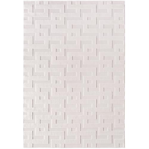 Stilvoll Günstig by ELMM Terasse-Balkon-küche Teppich 80 x 250 cm Creme – modernes Design