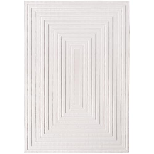Stilvoll Günstig by ELMM Terasse-Balkon-küche Teppich 80 x 150 cm Creme – modernes Design