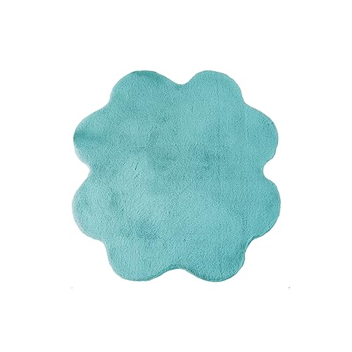 Kinder-Teppich Kleeblatt Form in verschiedenen Farben