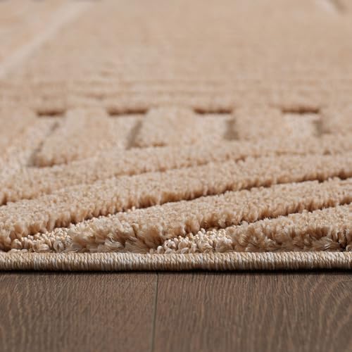 Stilvoll Günstig by ELMM Wohnzimmer Teppich – natürliches Design
