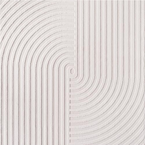 Stilvoll Günstig by ELMM Terasse-Balkon-küche Teppich 240 x 340 cm Creme – modernes Design